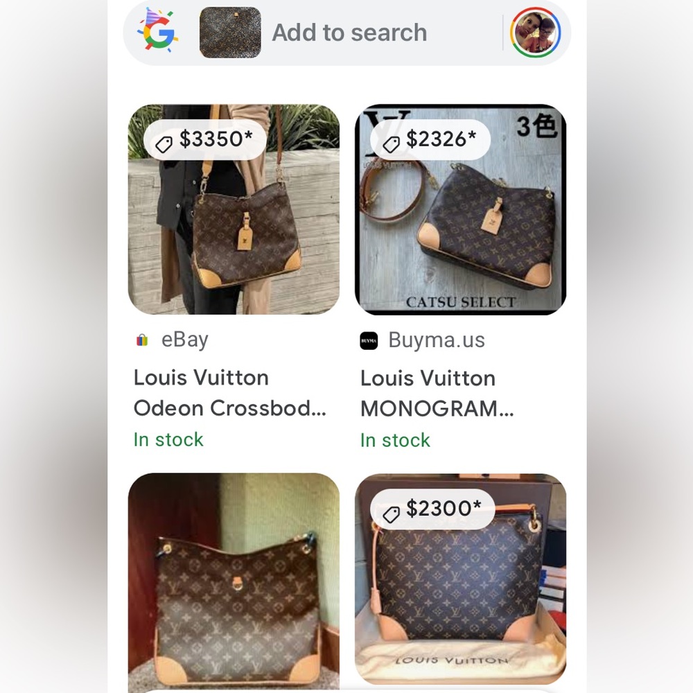 Louis purse cross shoulder strap